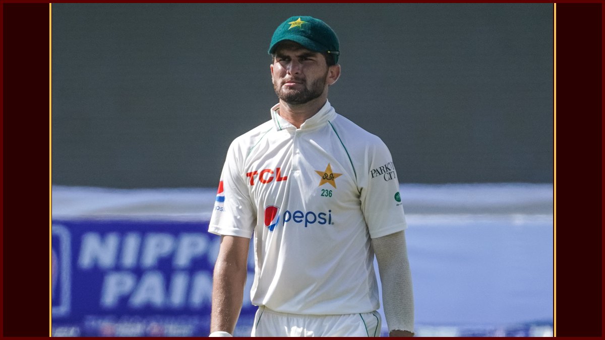 Pakistan captain Shaheen Shah Afridi fielding during a Test match in Colombo in 2023 (Wikimedia Commons photo); not a photo from the Lahore final